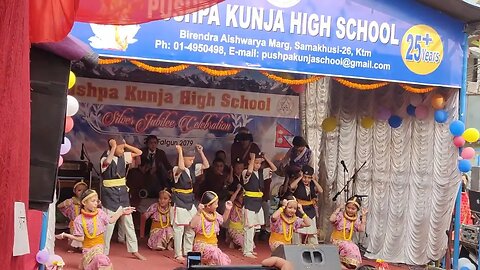 Pushpakunja high school Rajat jayanti ma xori Ella ko Dance performance