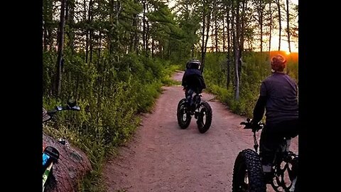 Sunset Ride in the Seney Wildlife Refuge ( Fatback Rhino )