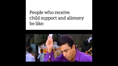 people who receive child support and alimony be like... #tamilmemes