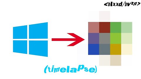 Overcooking the Windows logo (Timelapse)