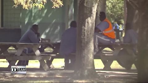 Local prisoner work crew caught on camera not working, smoking on their time | WFTS Investigative Report