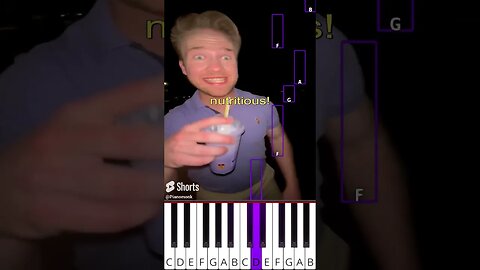 Just got the grimace shake! (@CG5) - Octave Piano Tutorial