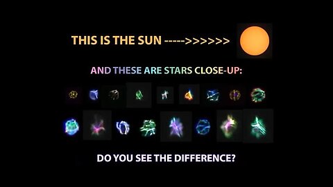 GOD'S LIGHT SHOW - What the stars REALLY look like