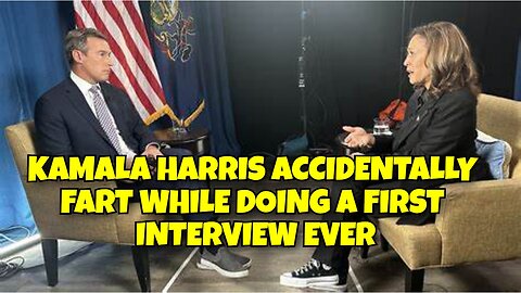 KAMALA HARRIS ACCIDENTALLY FART WHILE DOING HER FIRST INTERVIEW