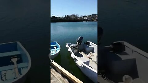 The Docks In Stonington, Maine.