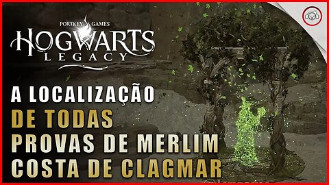 Hogwarts Legacy, A localização de todos as provas de Merlim em Costa de Clagmar | Super-Dica