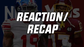 GIANTS ARE TRASH! New York Giants LOSE to Washington Football Team fan reaction