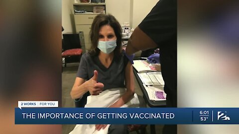 Oklahoma doctor shares COVID vaccination experience