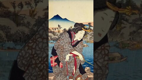 Shrines depicted in Ukiyoe #Shorts