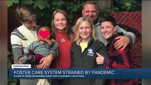 Foster care system strained by coronavirus pandemic