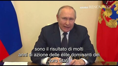 Putin parla al cittadino comune dell’Occidente