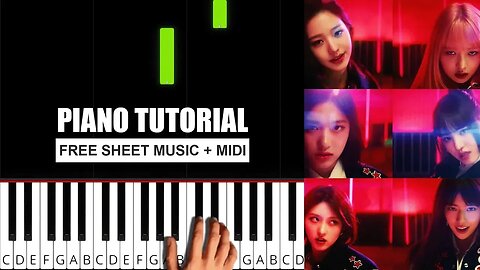 IVE (아이브) - Kitsch - (BEGINNER) Piano Tutorial