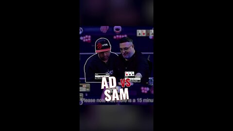 Sam Wins $175 in a Heated 2-5 No-Limit Cash Game vs. AD