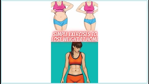 6 Simple Exercises To Lose Weight At Home #Workouts