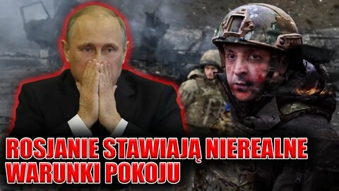 Pokój na Ukrainie? Rosjanie stawiają NIEREALNE warunki! M.J. Orłowski: Zełenski jest pod ścianą!