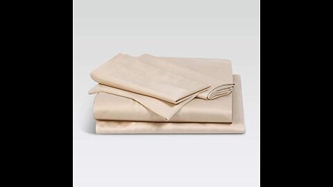 New Review Sleepgram Bamboo Bed Sheet Set - 100% Pure Organic Bamboo Sheet Set - Breathable, Co...