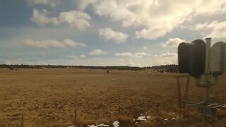 In New Mexico on board the Amtrak Southwest Chief