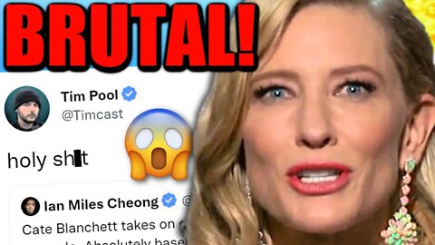 Watch Cate Blanchett DESTROY Woke Hollywood in EPIC Video!