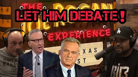 Joe Rogan and Bill Maher SHOCKED by Ice Cube on RFK Jr "LET HIM DEBATE, He Seems Like A Noble Guy"