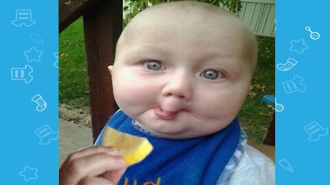 Funny Emotion When Babies First Eat Lemon | Fun and Fails