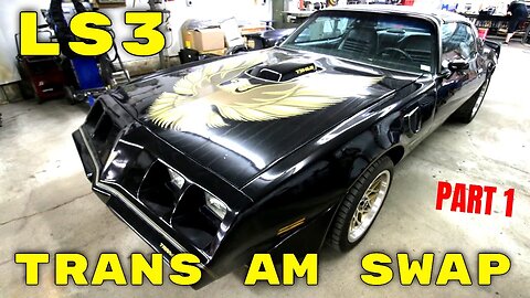 1979 Pontiac Firebird Trans Am LS Engine Swap and Suspension at V8 Speed and Resto Shop Part 1