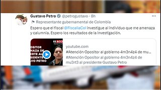 🛑Mucha Atención: Tiktoker Am3n4za de mu3rt3 al presidente Gustavo Petro👇👇