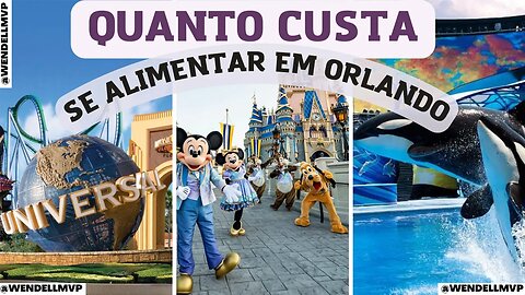 🚨 QUANTO CUSTA A ALIEMENTAÇÃO POR DIA EM ORLANDO? | QUANTO SE GASTA COM COMIDA POR PESSOA #disney