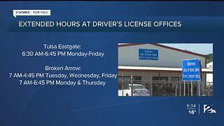 Extended Hours At Driver's License Offices