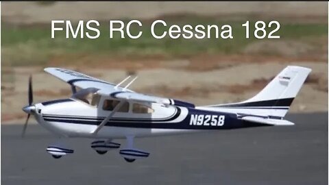 My RC Cessna 182 Crashes, but why? #rccrash