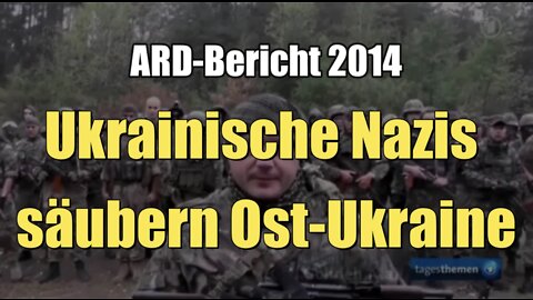 Ukrainische Nazis säubern Ost-Ukraine (ARD I 2014)