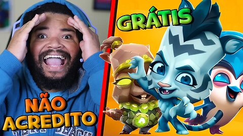 MEU DEUS! GANHEI 3 SKINS GRÁTIS! JADE FUZZY E QUINN OBRIGADO! ZOOBA