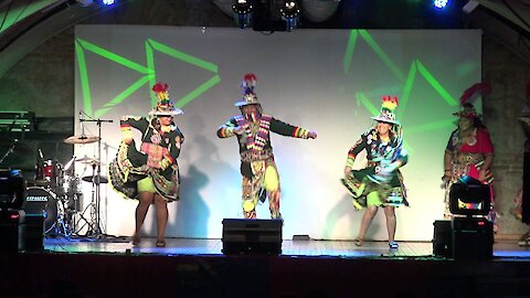 Bolivian traditional dance show in Chile