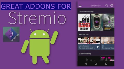 STREMIO APK | GREAT ADDONS FOR STREMIO | AMAZING APK