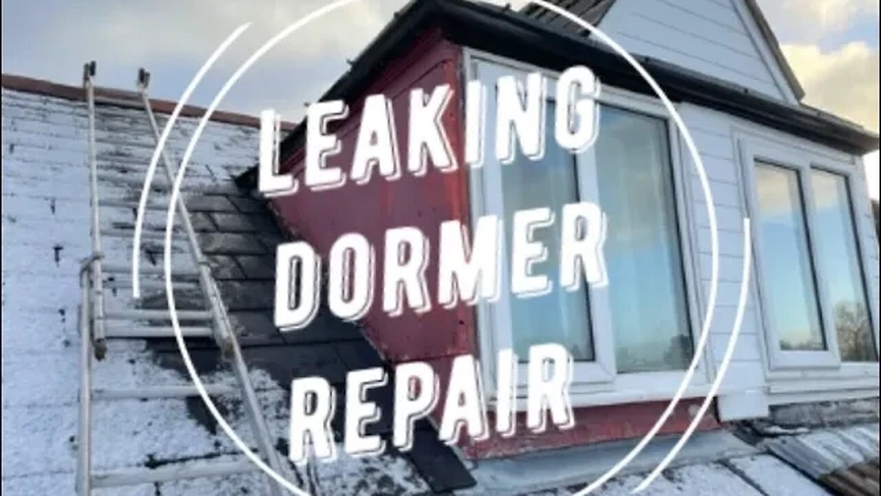 Leaking Roof Dormer Repair new lead soakers for roof slates, shiplap