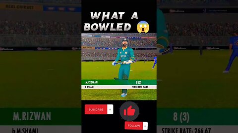 What a bowled 😱 #games #cricket #realcricket #cricketgame #ipl #cricketmatch #ytshort #shorts #short