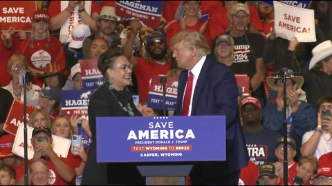 Harriet Hageman at Save America Rally in Casper, WY - 5/28/22