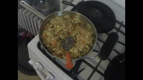 $4 Bucks for 4 pounds of Fried Rice with Meat