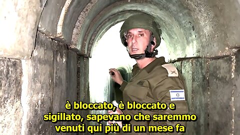 L'Ammiraglio Daniel Hagari presenta "il tunnel di Hamas", ma niente quadra