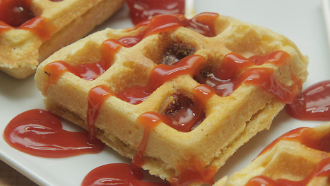 Corn Dog Waffles - Full Recipe