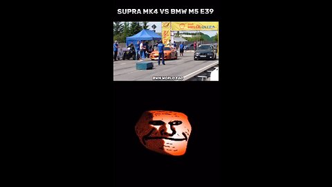 BMW M5 E39 VS Supra MK4 Burnout