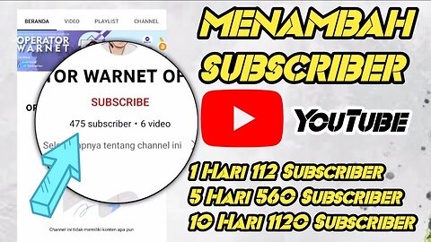 CARA MENAMBAHKAN SUBSCRIBER YOUTUBE TANPA APLIKASI CUMA PAKAI BROWSER