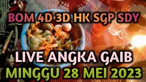 🔴 LIVE ANGKA GAIB JITU HK SDY SGP MINGGU 28 MEI 2023