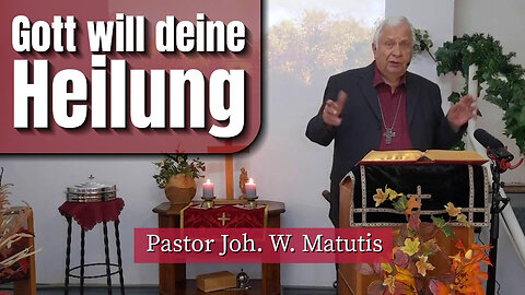 Gott will deine Heilung