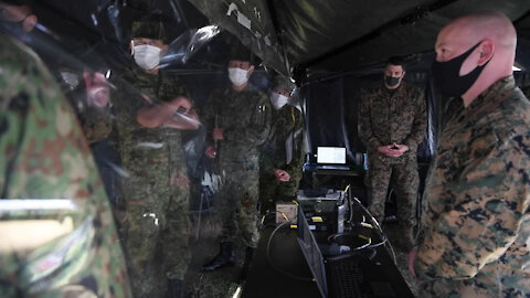 Radio Check U.S. Marines from 7th Communication Battalion