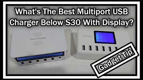 What's The Best Multiport USB Charger Below $30 With LCD Display?