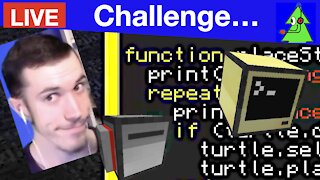 LIVE - Ep9 Lupus590's ComputerCraft Challenge - Can't Break, Place Blocks - Minecraft Mods Lets Play