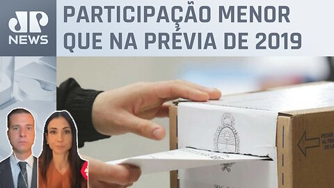 Apenas 69% foram às urnas nas eleições primárias da Argentina; Amanda Klein e Beraldo analisam