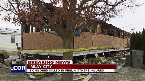 Three children dead, four family members hurt in Michigan fire