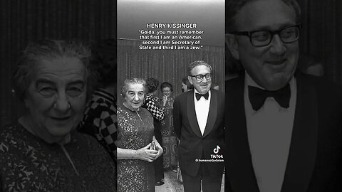 #GoldaMeir And #HenryKissinger #USA #American #Israel #Jewish #Politics