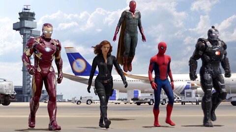 Team iron man vscaptain American team captain America civil war movie clip